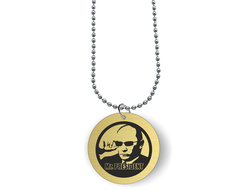 Кулон круглый с гравировкой Путин, Россия №6