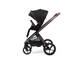 Коляска 3в1 Peppy Monaco Thermo 2026, Black / Черный рама Коричневая (Rise)