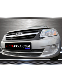 Premium защита радиатора для Lada Granta (2011-2015) из 2-х частей