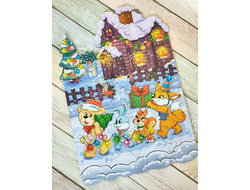 Фигурный пазл "Скоро Новый Год"