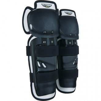 Наколенники FOX Titan Sport Knee/Shin Youth Guard, цвет Черный доставка по РФ и СНГ