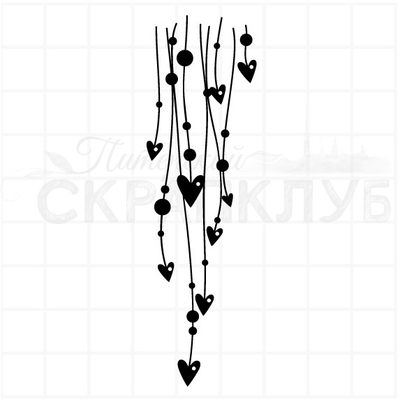 ФП штамп "Сердечные стрелки"