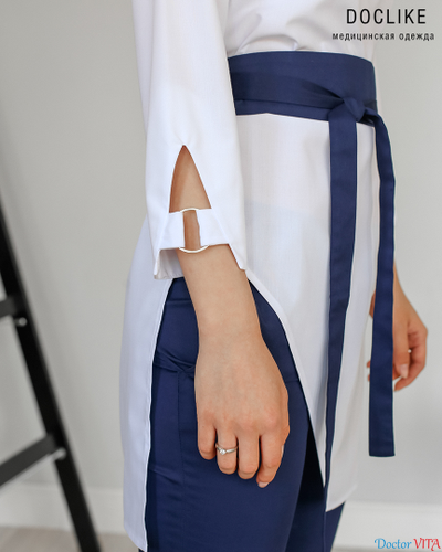 БЛУЗА DOCLIKE DL424 белая