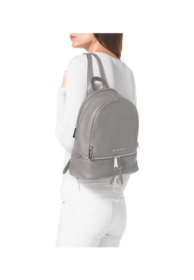 Рюкзак женский Michael Kors Rhea серебристый
