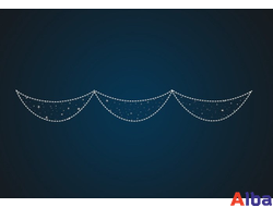 Перетяжка уличная Новогодние сваги