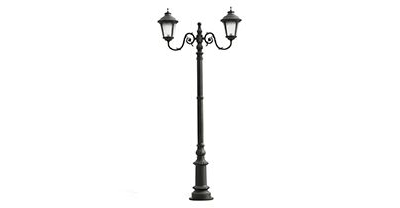 Парковый светильник серии  MUNICH 2 (Big )Опора +2а светильника )
