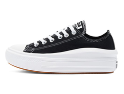 Кеды Converse Move черные низкие на платформе