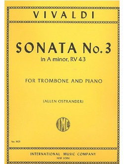 Vivaldi, A: Trombone Sonata No.3 A Minor RV.43