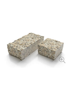 Гранитная брусчатка колотая садовая