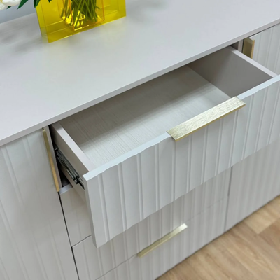 Тефия комод 2-ств с 4 ящиками 1400х450х930 Тефия / Софт Сантьяго