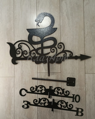 флюгер на крышу чаша со змеей