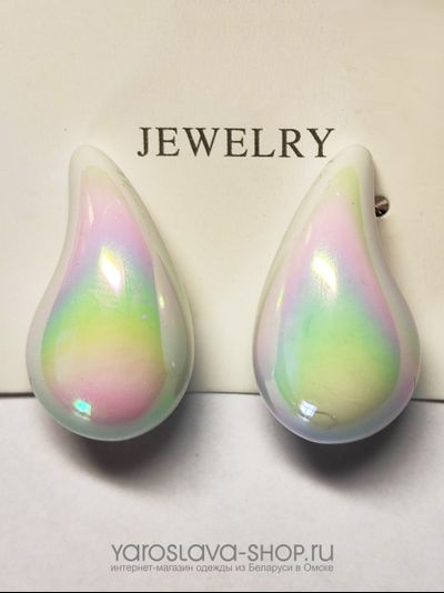 Модель : Б-148. Серьги капля перламутровые