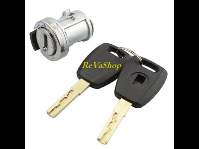 Замок зажигания с личинками и ключами Fiat Doblo Punto Panda