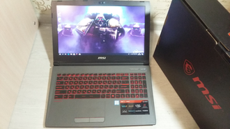 MSI GV62 8RE-034RU ( 15.6 FHD I7-8750H GTX1060 8GB 1TB + 120SSD )