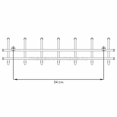 Вешалка Уют-7