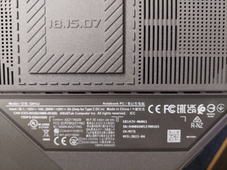 ASUS ROG Strix G18 G814JV-N6061 ( 18.0 WQXGA IPS 240Hz Intel i7-13650HX RTX4060(8Gb) 16Gb 512SSD )