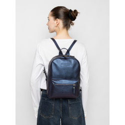 Женский кожаный рюкзак Anzolla Premium indigo (арт. 
3040-56)