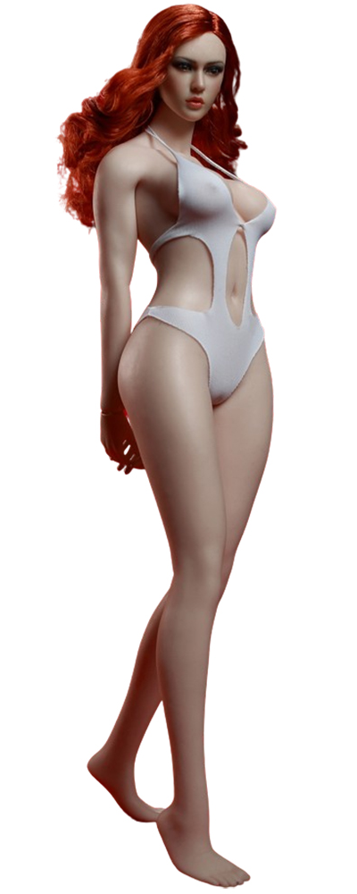 Супер-подвижное бесшовное женское тело с головой (ТЕЛОИД) 1/6 PLLB2020-S42  Super Flexible Seamless Female Body Figure - PHICEN (TBLeague)
