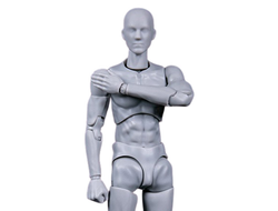 Серый манекен - Коллекционная фигурка 1/12 SCALE Action Figure Greyman (DPS11) - DAMTOYS