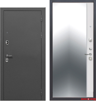 9 см Серебро Эмалит белый Зеркало