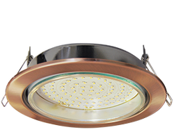 Светильник встраиваемый Ecola GX70-H5 Черненая медь 53x151 FP70H5ECB