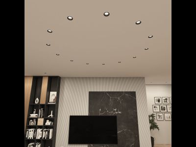 Точечный встраиваемый светильник Denkirs DK3055-BK