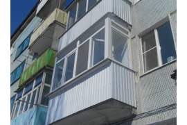 Остекление балкона по ул. Звездная