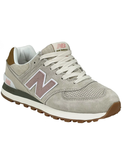 New Balance 574 бежевые с розовым женские