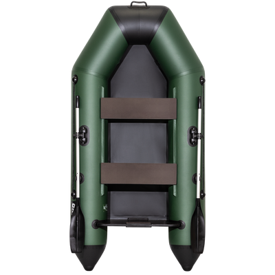 Моторная лодка Аква 2600 зеленый/черный