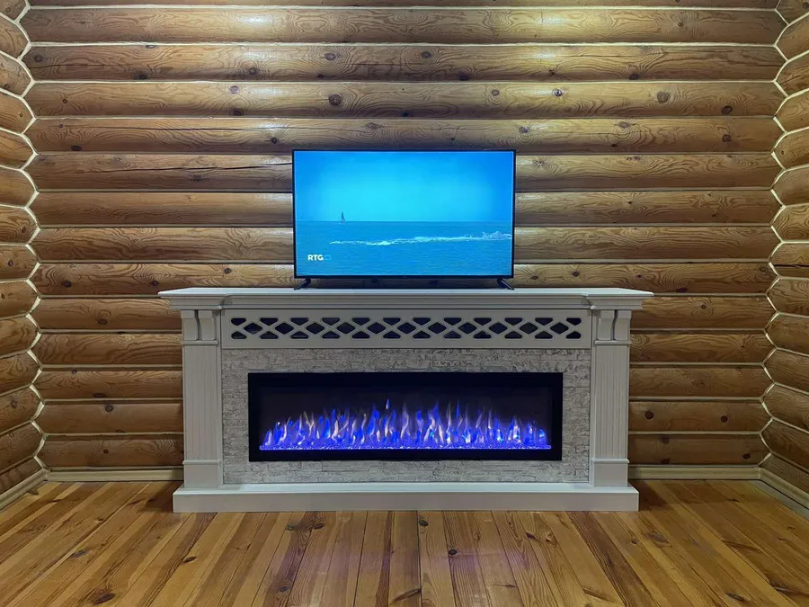 Линейный электрокамин Асгард