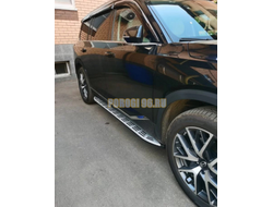 Порог OEM Style для Geely Okavango 2023-