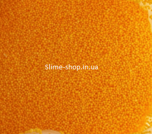 Изображение - Пенопластовые шарики для слайма маленькие Золотой песок 2-4 мм - slime-shop.in.ua