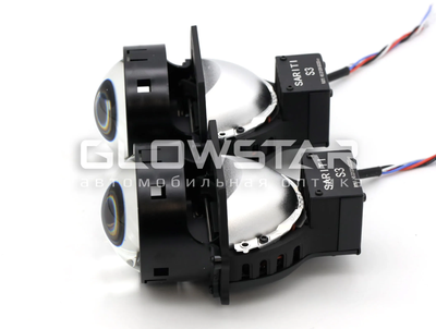 Билед модули Sariti S3 3.0 дюйма, 2 чипа, 5500К, 12V, 54W/62W, крепление 3R (комплект, 2шт)