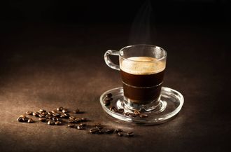Coffee Carajillo (strong drink) - Кофе Карахильо.