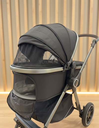 Детская коляска 3 в 1 Luxmom 560 Черный