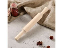 Скалка "Премиум", 270 мм, d=35, цельный массив бука