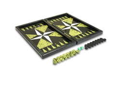 Нарды из камня змеевик