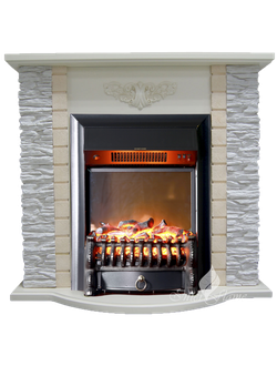 Каминокомплект АСПЕН СЛАНЕЦ с очагом FOBOS