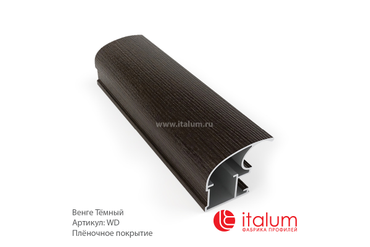 Профиль дверей ITALUM. Серия CLASSIC-A: Венге тёмный