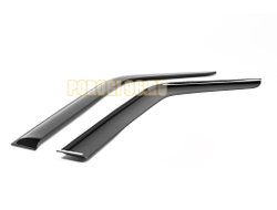 Дефлекторы окон, AutoFlex, для Lada Niva 3d 1978-2021, литьевой поликарбонат, 2 шт.