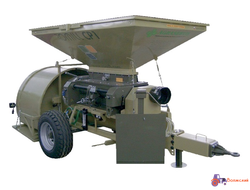 Передвижная вальцовая плющилка влажного зерна с прессом ROmiLL CP1 Little