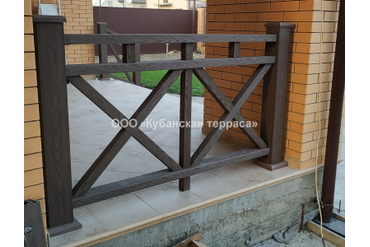 Ограждения ДПК темно-коричневый