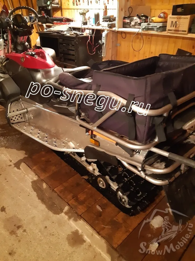 Спасибо Сергею из Череповца за фото его крепления на снегоход " Yamaha Venture Multi Purpose"