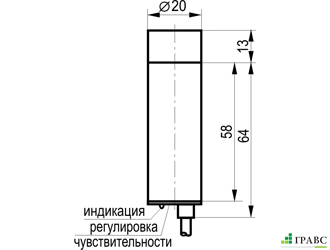 Емкостный датчик CSN G5A5-31N-10-LZ