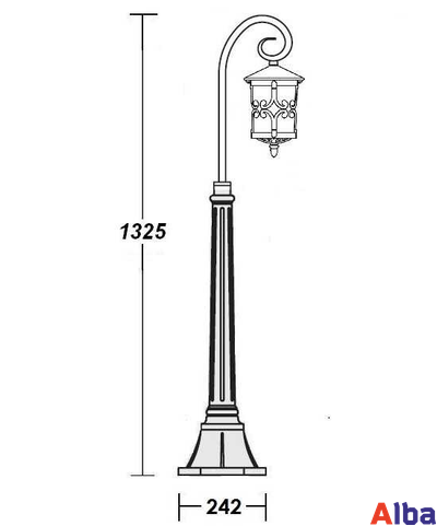 Frankfurt 15857 Парковый светильник