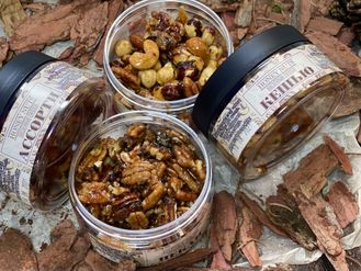 Медовые орехи "Honey Nuts" Ореховое Ассорти 100 грамм