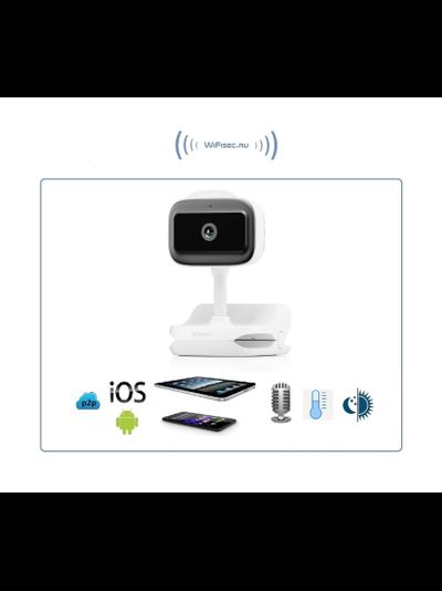 Wi-Fi Видеоняня Ramicom VRC400C с встроенным микрофоном, с DVR Full HD 2К