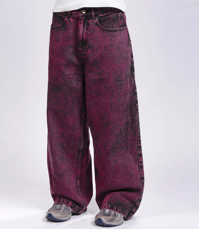 Джинсы Beekt Y2K Bordo