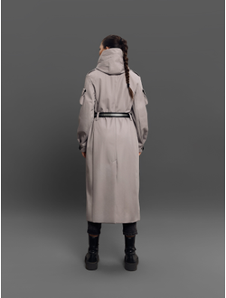 Плащ Palletoque Серый