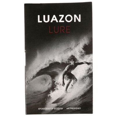 Автоароматизатор подвесной в бутылке, в открытке "Luazon Lure", парфюм